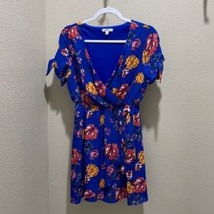 NWOT blue floral dress